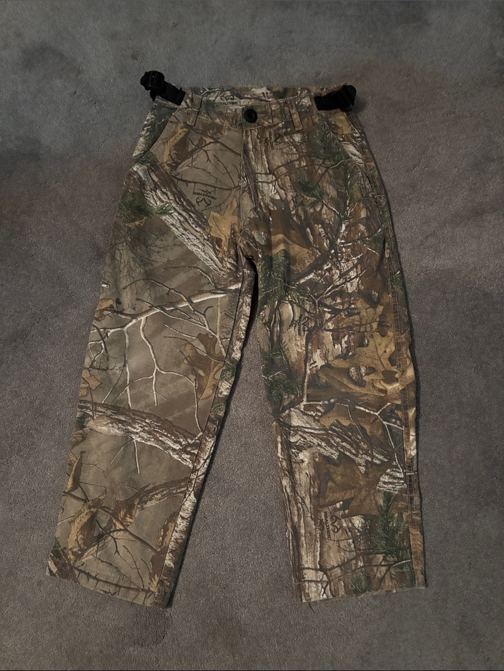 Youth Scent Blocker Camouflage Pants - Brown/Tan/Green